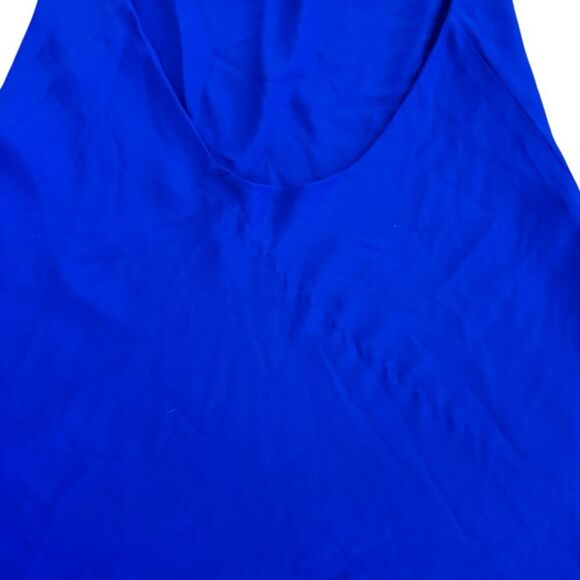 Show Me Your Mumu Women's Jasmine Halter Mini Dress in Royal Blue Size Large - Picture 9 of 9